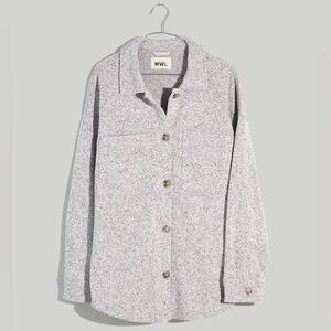 Madewell Oversized Grey Shacket NWOT